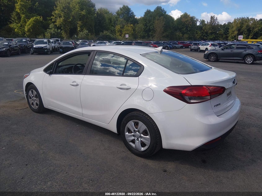 Vin: 3kpfk4a78je272831, lot: 46622278, kia forte lx 20183