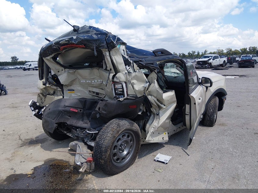 Vin: 3fmcr9d99rrf72886, lot: 46622314, ford bronco sport badlands 20244