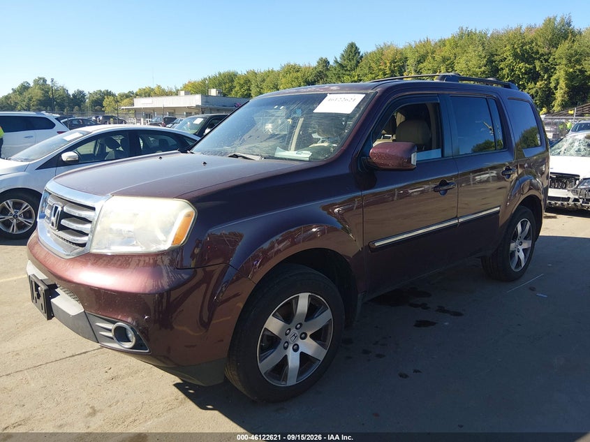 Vin: 5fnyf4h95db013992, lot: 46622341, honda pilot touring 20132
