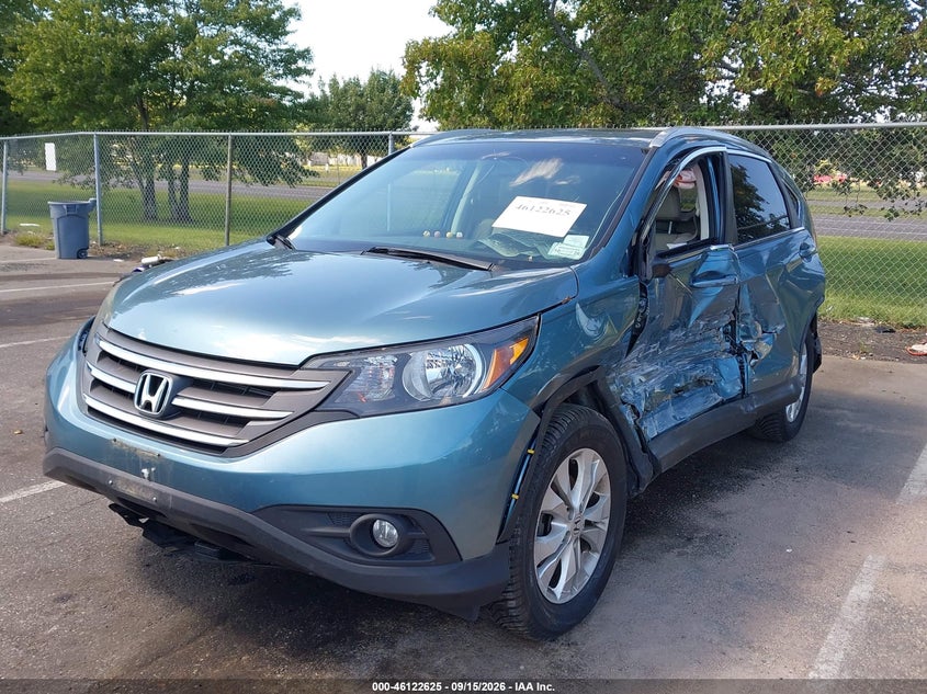 2014 Honda CR-V, Левый бок, IAAI, VIN 5J6RM4H75EL004422 — фото 2
