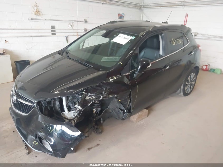 Vin: kl4cjgsm0kb795202, lot: 46622350, buick encore awd essence 20192
