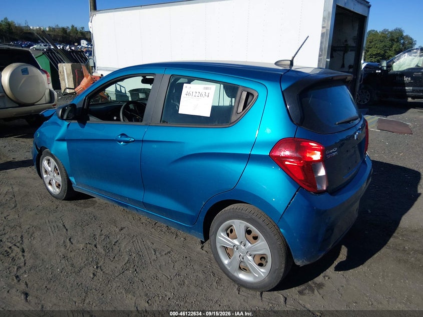 Vin: kl8cb6sa7lc413920, lot: 46622354, chevrolet spark fwd ls automatic 20203