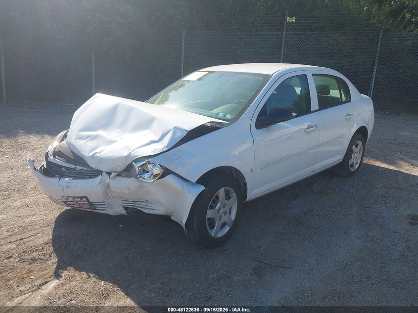 2008 Chevrolet Cobalt, Front End, IAAI, VIN 1G1AK58F187188365 — photo 2