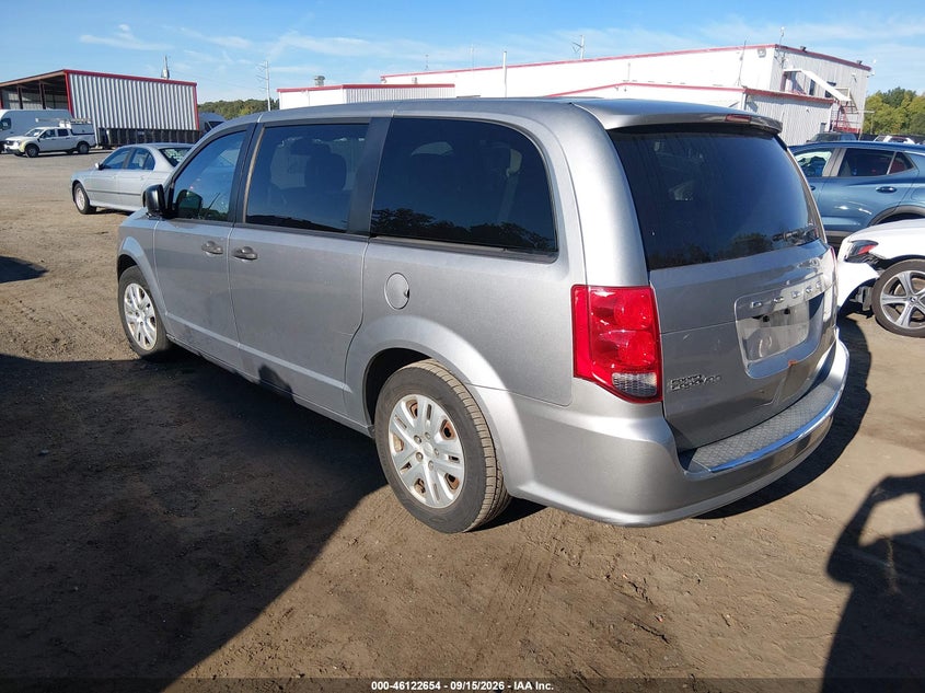Vin: 2c4rdgbg6kr599476, lot: 46622374, dodge grand caravan se 20193