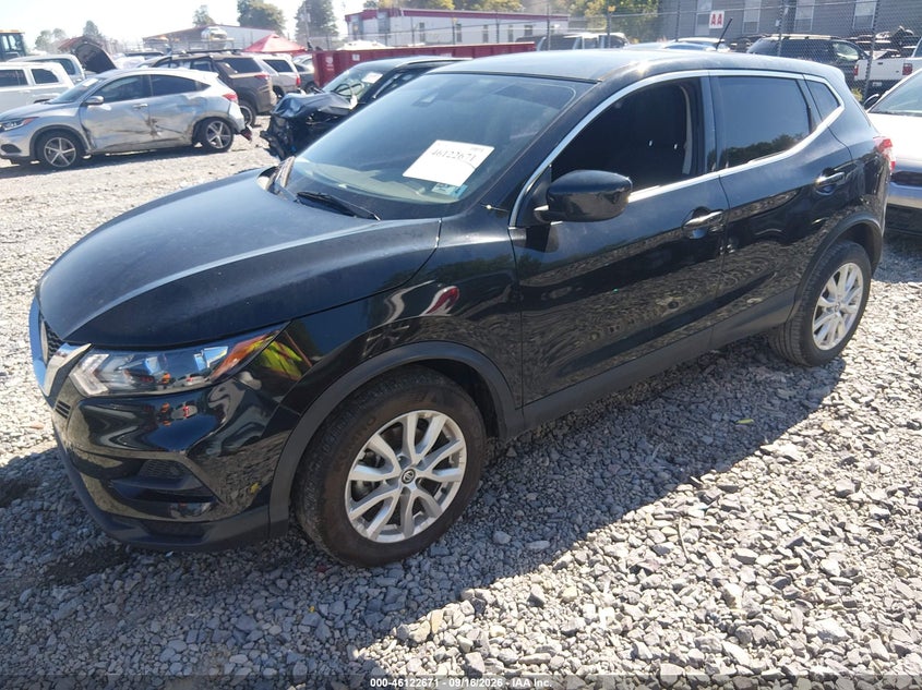 Vin: jn1bj1avxmw560443, lot: 46622391, nissan rogue sport s fwd xtronic cvt 20212