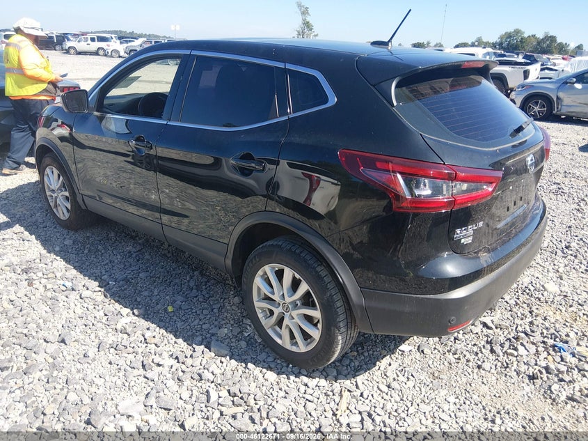 Vin: jn1bj1avxmw560443, lot: 46622391, nissan rogue sport s fwd xtronic cvt 20213