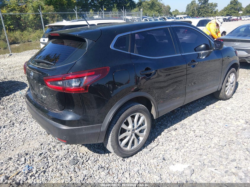 Vin: jn1bj1avxmw560443, lot: 46622391, nissan rogue sport s fwd xtronic cvt 20214