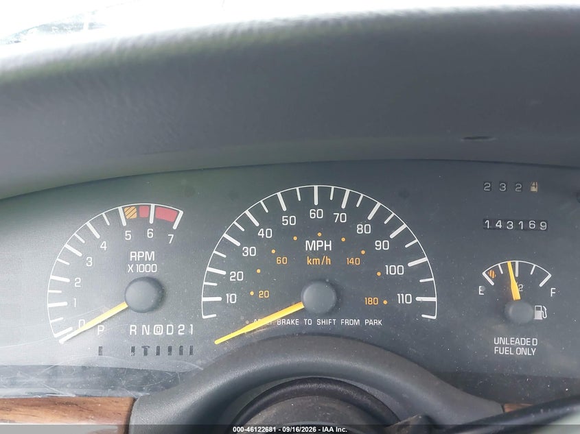 PONTIAC BONNEVILLE 1992 VIN 1G2HX53L7N1217410