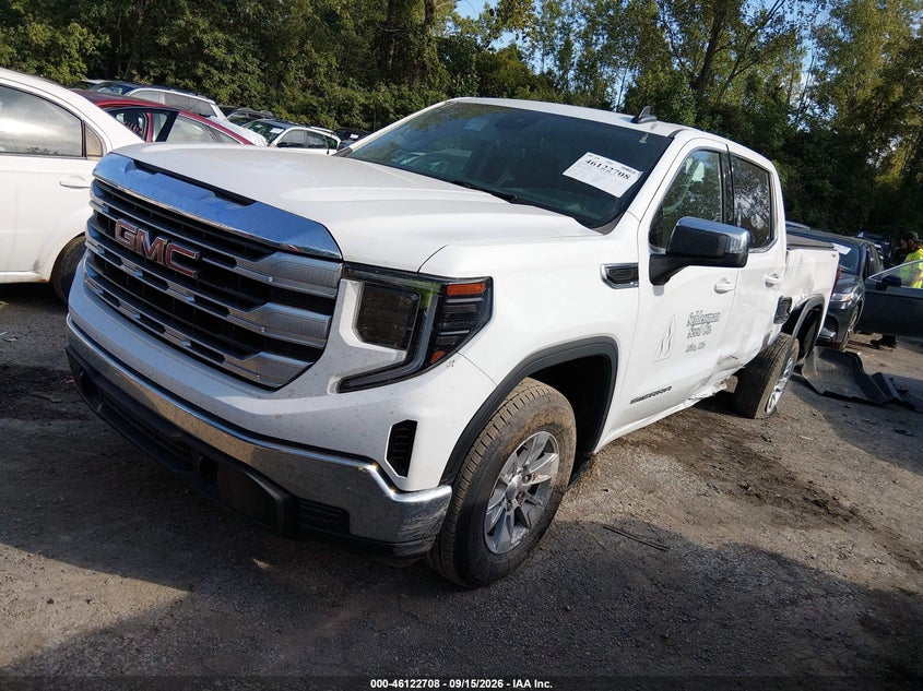 Vin: 1gtpubek9pz200714, lot: 46622428, gmc sierra 1500 4wd  short box sle 20232