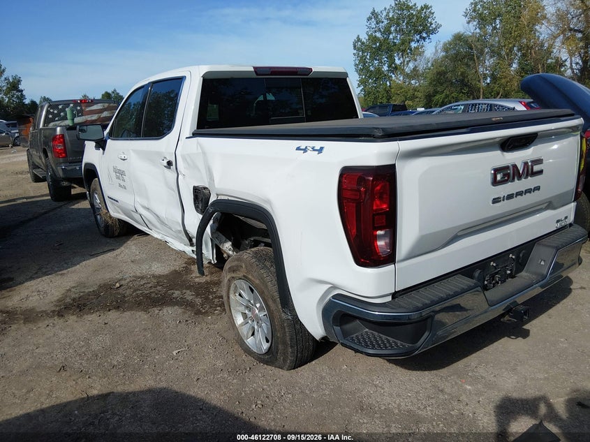 Vin: 1gtpubek9pz200714, lot: 46622428, gmc sierra 1500 4wd  short box sle 20233