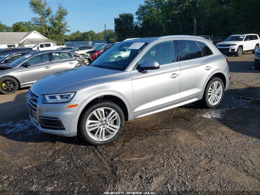 Vin: wa1bnafy0j2109605, lot: 46622431, audi q5 2.0t premium/2.0t tech premium 20182