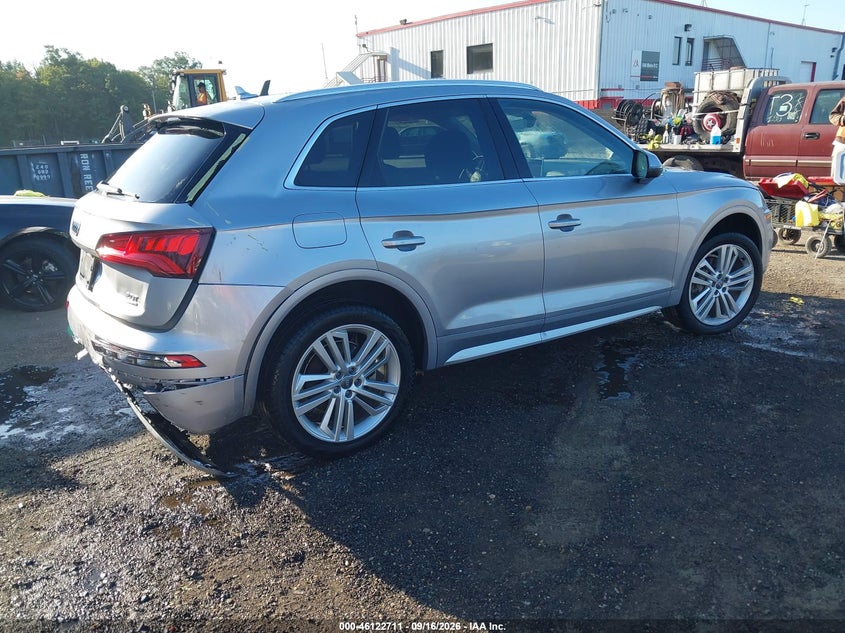 Vin: wa1bnafy0j2109605, lot: 46622431, audi q5 2.0t premium/2.0t tech premium 20184