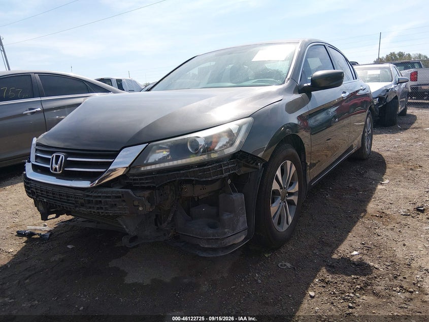 Vin: 1hgcr2f39ea006432, lot: 46622445, honda accord lx 20142