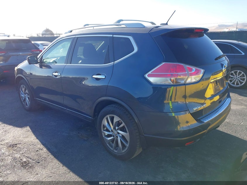 Vin: 5n1at2mt3fc814898, lot: 46622452, nissan rogue sl 20153