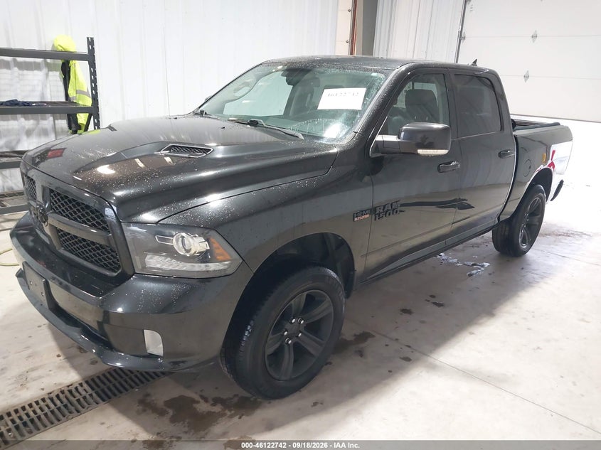 Vin: 1c6rr7mt7hs795551, lot: 46622462, ram 1500 night  4x4 5'7 box 20172