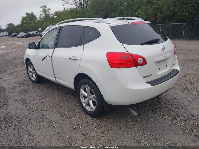 Vin: jn8as5mv6aw124424, lot: 46622470, nissan rogue sl 20103