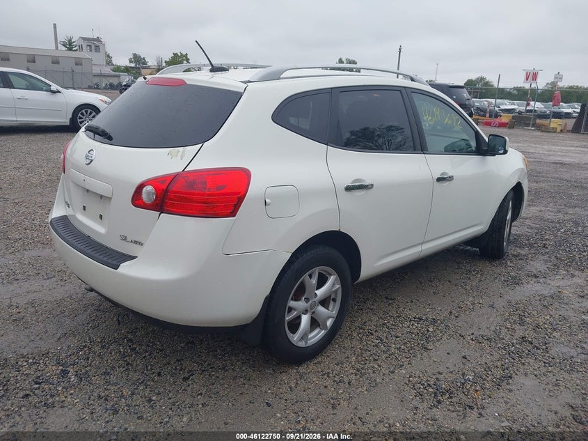 Vin: jn8as5mv6aw124424, lot: 46622470, nissan rogue sl 20104