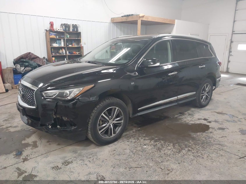 Vin: 5n1al0mm3gc507536, lot: 46622480, infiniti qx60 20162