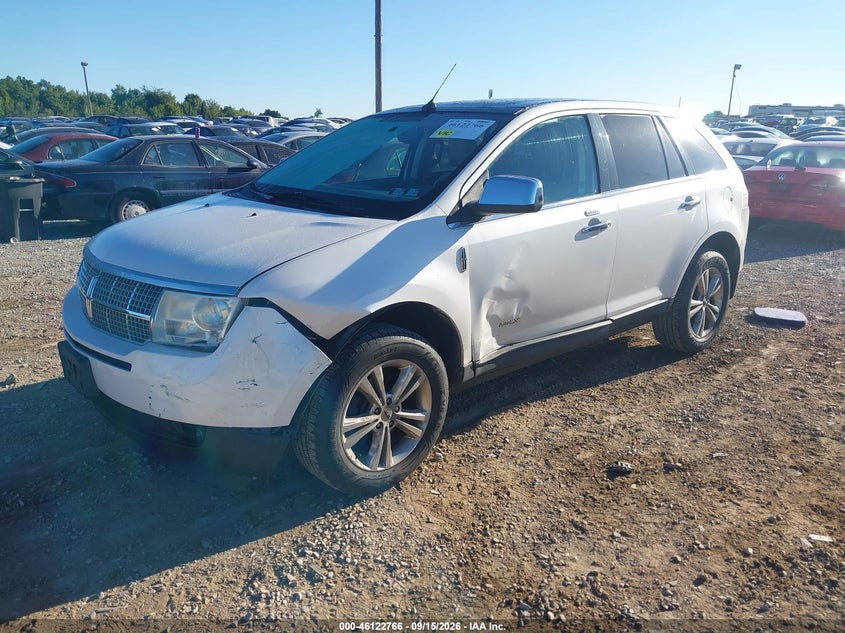 Vin: 2lmdj8jcxabj26503, lot: 46622486, lincoln mkx 20102