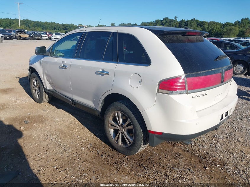 Vin: 2lmdj8jcxabj26503, lot: 46622486, lincoln mkx 20103