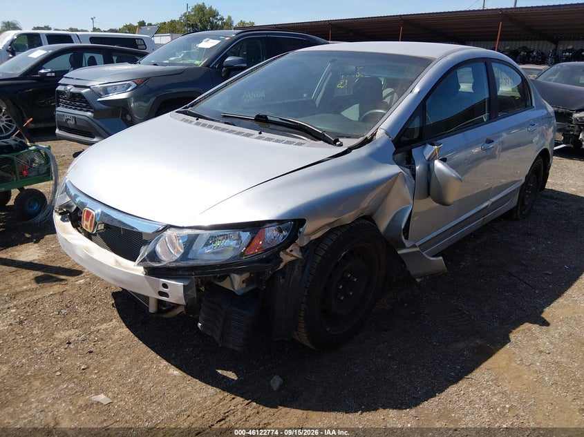 2008 Honda Civic, Left Front, IAAI, VIN 1HGFA16518L078590 — photo 2
