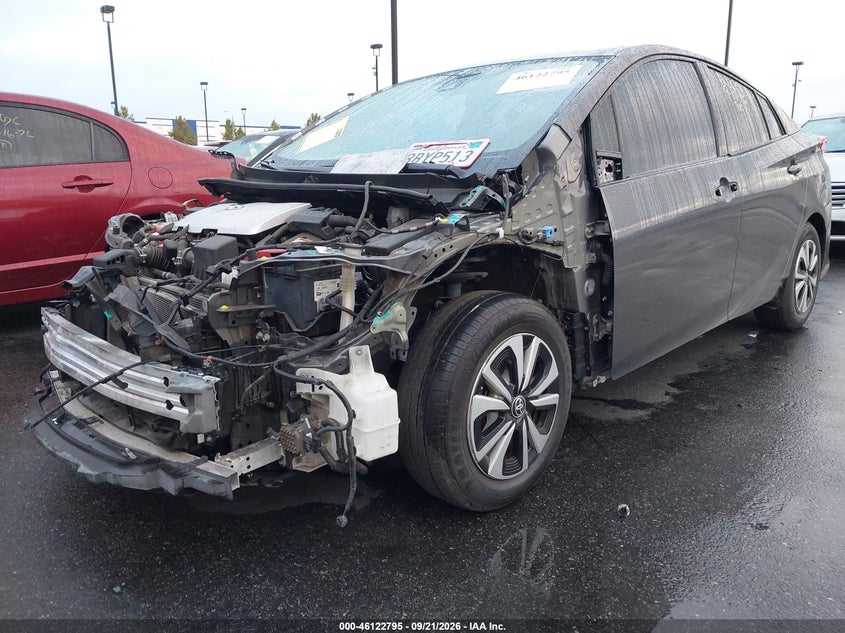 Vin: jtdkarfp2h3062573, lot: 46622515, toyota prius prime premium 20172