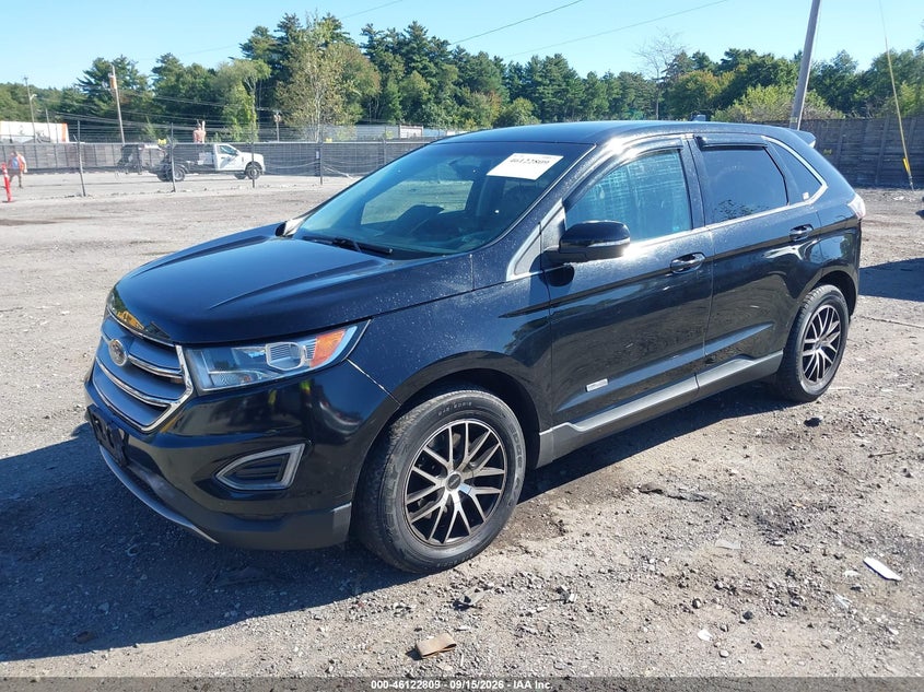 Vin: 2fmpk4j95gbb86474, lot: 46622529, ford edge sel 20162