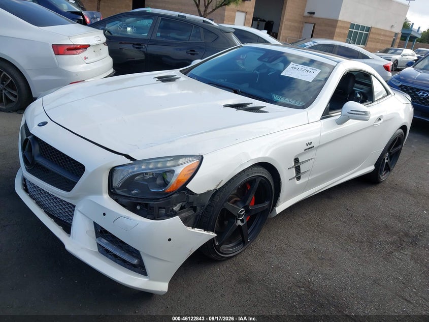 Vin: wddjk7da0ef024545, lot: 46622563, mercedes-benz sl 550 20142