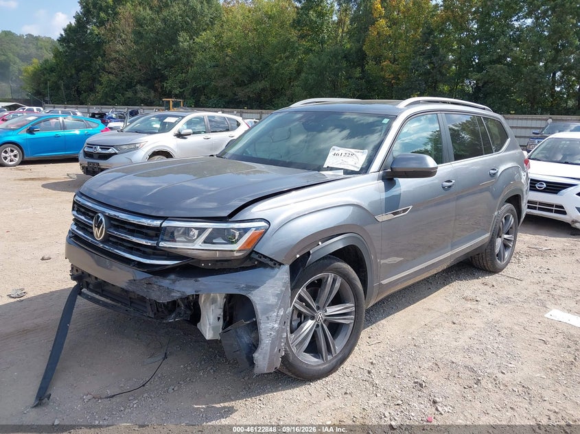Vin: 1v2ar2ca7nc506617, lot: 46622568, volkswagen atlas 3.6l v6 sel r-line 20222