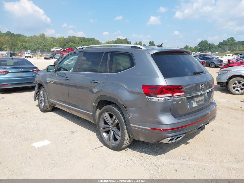 Vin: 1v2ar2ca7nc506617, lot: 46622568, volkswagen atlas 3.6l v6 sel r-line 20223