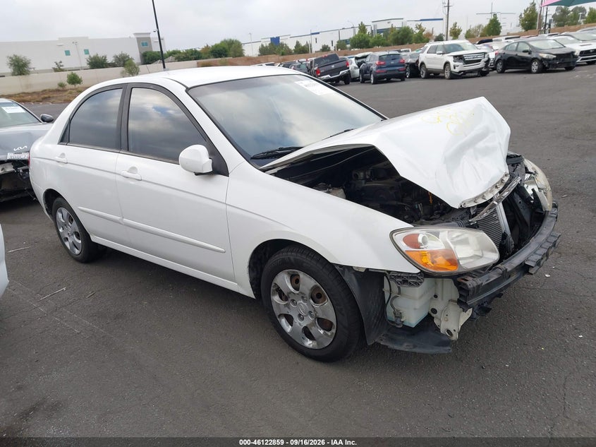 2008 Kia Spectra Ex, Перёд, IAAI, VIN KNAFE122385584180