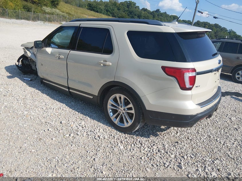 Vin: 1fm5k8d82jga03002, lot: 46622593, ford explorer xlt 20183