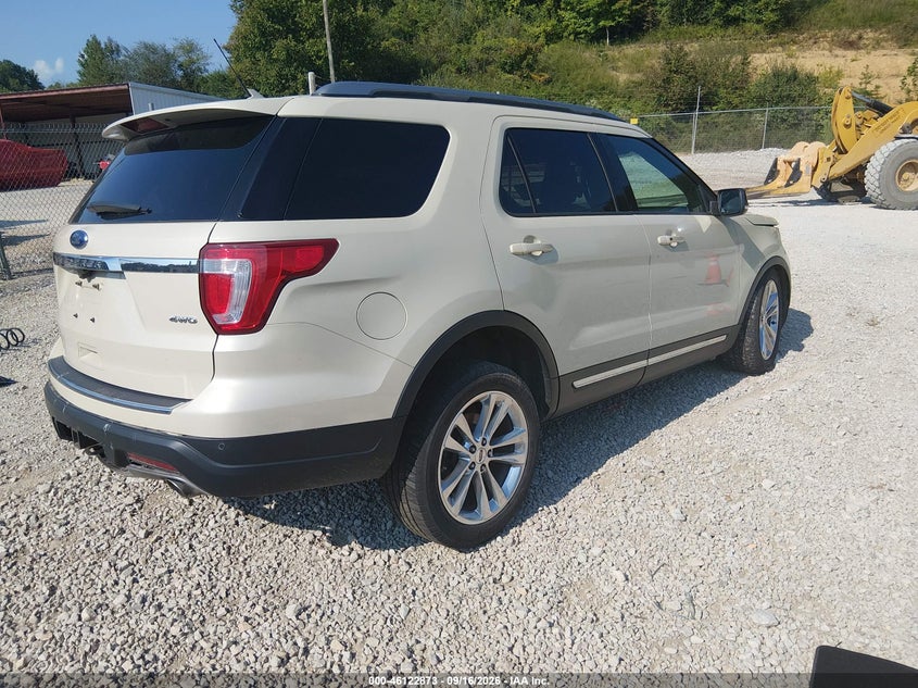 Vin: 1fm5k8d82jga03002, lot: 46622593, ford explorer xlt 20184