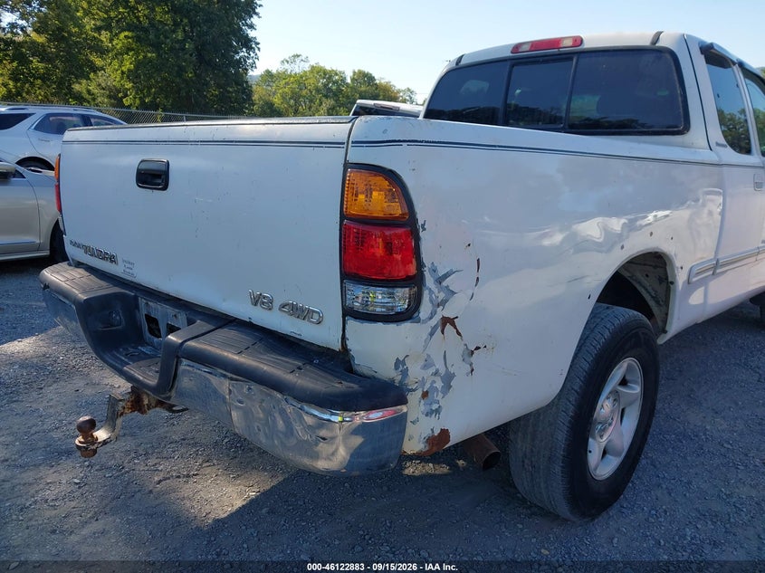 TOYOTA TUNDRA 2000 VIN 5TBBT481XYS079117