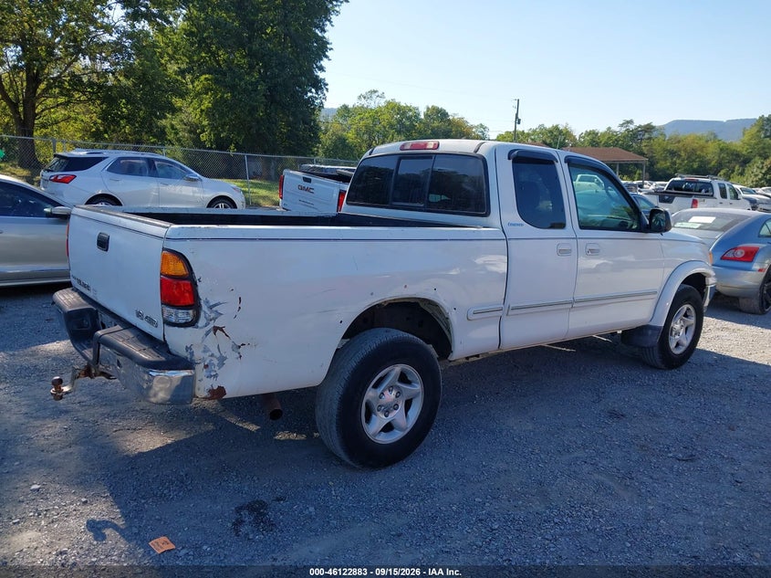 TOYOTA TUNDRA 2000 VIN 5TBBT481XYS079117