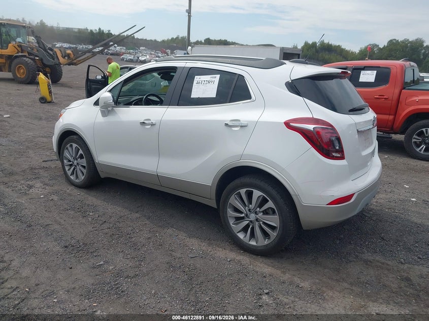 Vin: kl4cjesb7kb853549, lot: 46622611, buick encore awd preferred 20193