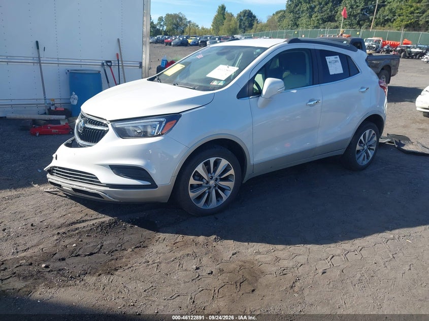 Vin: kl4cjesb7kb853549, lot: 46622611, buick encore awd preferred 20192