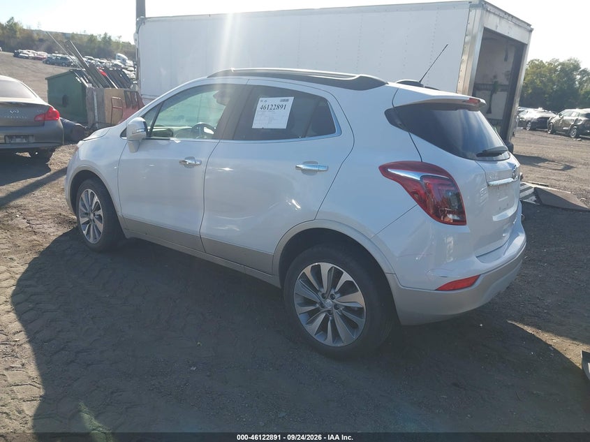 Vin: kl4cjesb7kb853549, lot: 46622611, buick encore awd preferred 20193