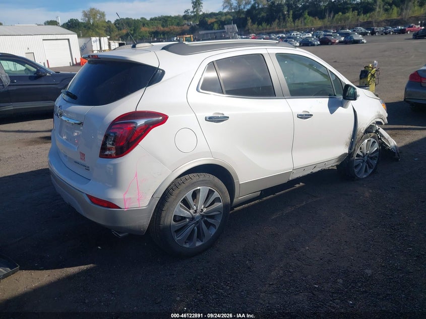 Vin: kl4cjesb7kb853549, lot: 46622611, buick encore awd preferred 20194