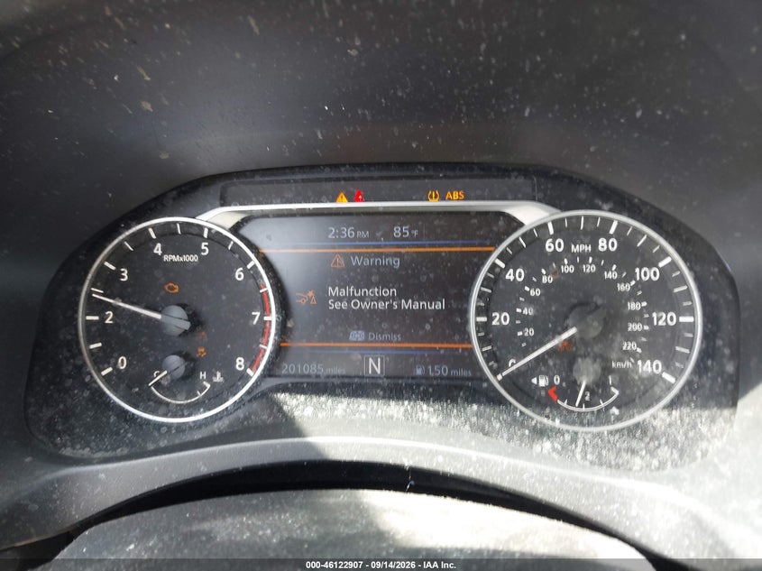 2020 NISSAN ALTIMA auction photo 7