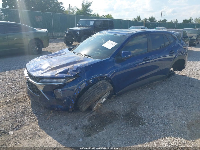 Vin: kl77lfe23rc098601, lot: 46622632, chevrolet trax fwd sp 20242