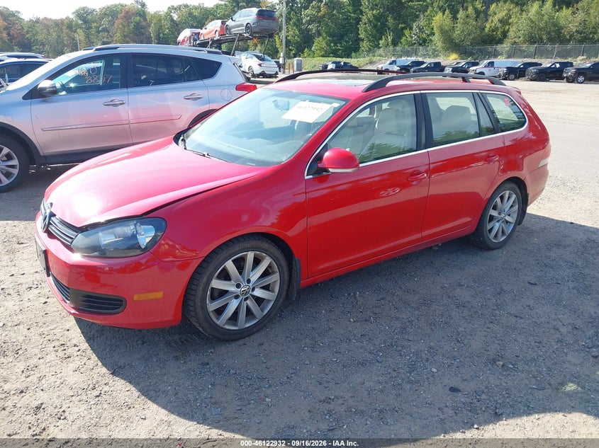Vin: 3vwpl7aj6em612484, lot: 46622652, volkswagen jetta sportwagen 2.0l tdi 20142