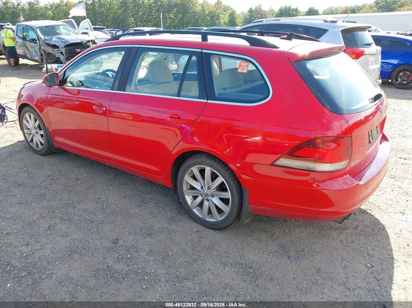 Vin: 3vwpl7aj6em612484, lot: 46622652, volkswagen jetta sportwagen 2.0l tdi 20143