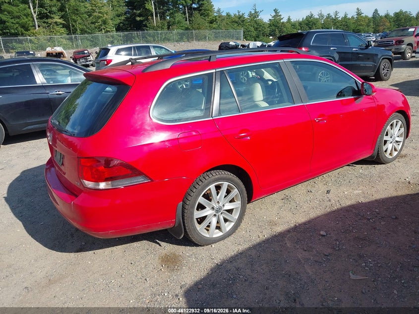 Vin: 3vwpl7aj6em612484, lot: 46622652, volkswagen jetta sportwagen 2.0l tdi 20144