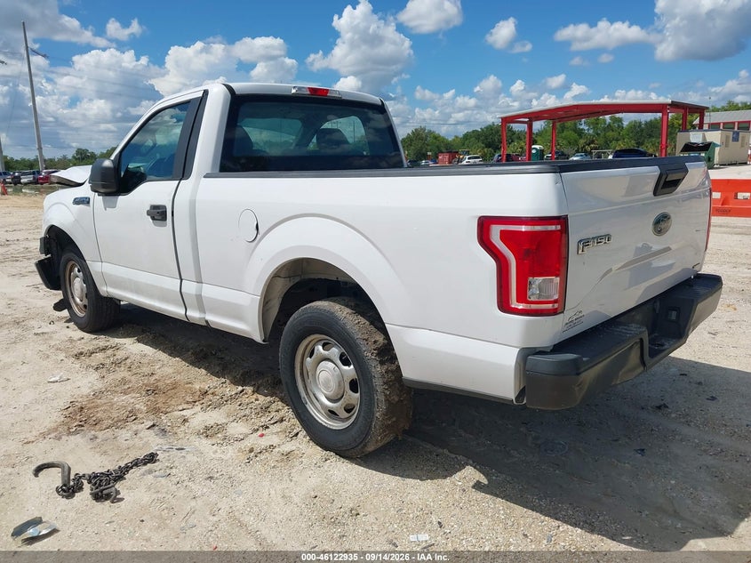 Vin: 1ftmf1c8xgke26395, lot: 46622655, ford f-150 xl 20163