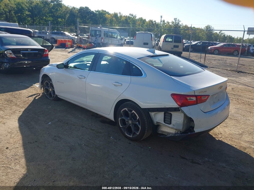 Vin: 1g1zd5stxrf207319, lot: 46622659, chevrolet malibu fwd 1lt 20243