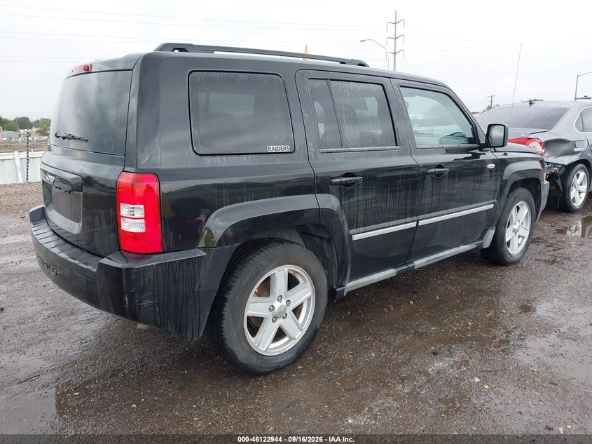 Vin: 1j4nf1gb8ad652533, lot: 46622664, jeep patriot sport 20104