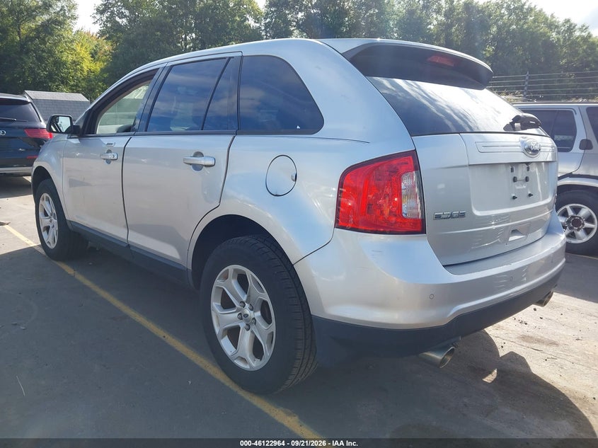 Vin: 2fmdk4jc8ebb27088, lot: 46622684, ford edge sel 20143