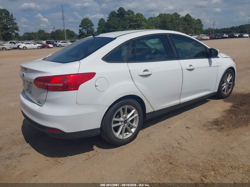 Vin: 1fadp3f25gl267432, lot: 46622687, ford focus se 20164