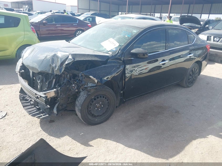 Vin: 3n1ab7ap2ky401824, lot: 46622691, nissan sentra s 20192